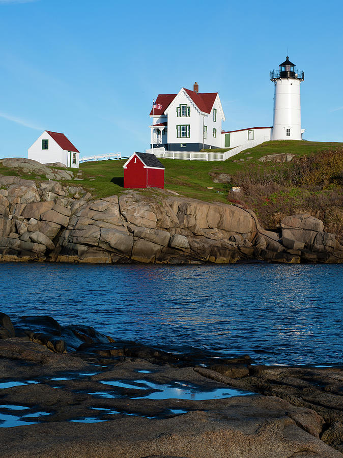 View Of Cape Neddick Lighthouse Nubble Photograph by Panoramic Images