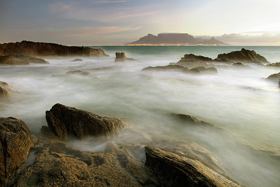 View Of Cape Town And Table Mountain Photograph by Heinrich Van Den Berg