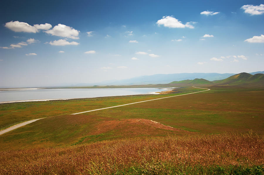 View Of Carrizo Plain And Soda Lake Photograph by Laura Ciapponi / Design Pics