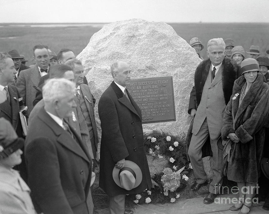 View Of Ceremony For Wright Brothers Photograph by Bettmann
