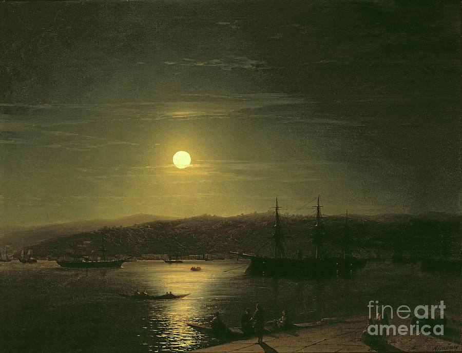 View Of Constantinople Painting by Ivan Konstantinovich Aivazovsky