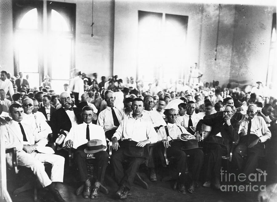 View Of Courtroom At Scopes Trial Photograph by Bettmann