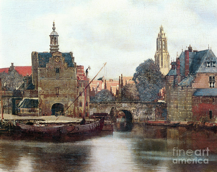 View Of Delft C.1660-61 Painting by Jan Vermeer