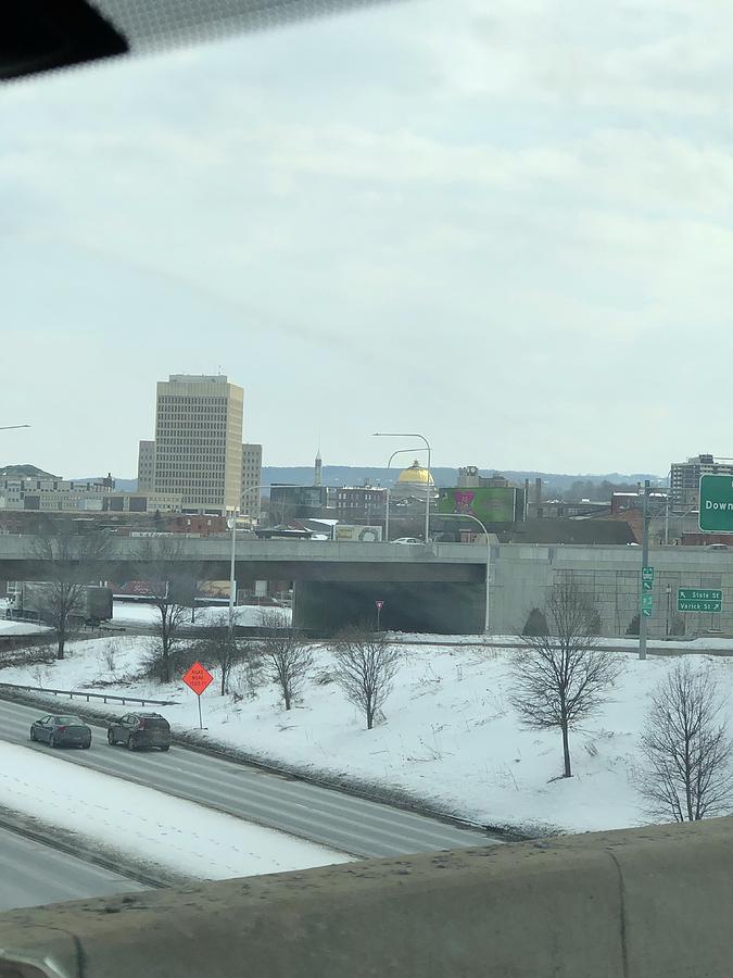 View of downtown Utica NY Photograph by Freddy Alsante - Fine Art America