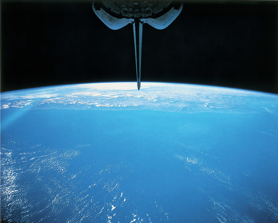 View Of Earth From The Space Shuttle Photograph by Stockbyte