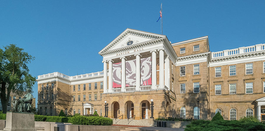 View Of Entrance To Bascom Hall Photograph by Panoramic Images