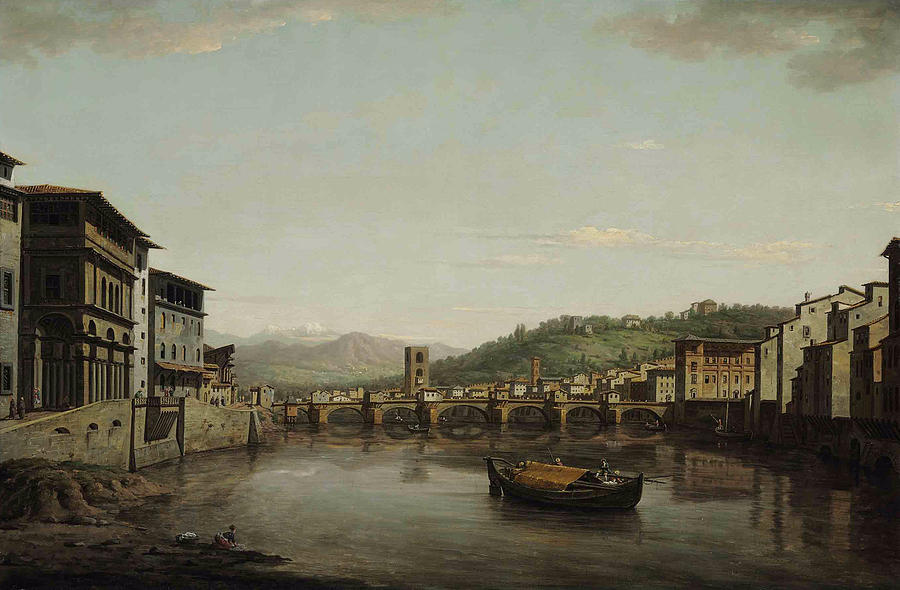 View of Florence Painting by William Marlow