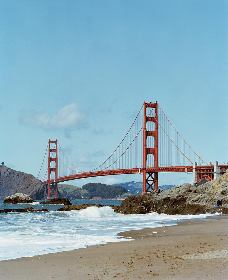 View Of Golden Gate Bridge From Baker Photograph by Raimund Koch