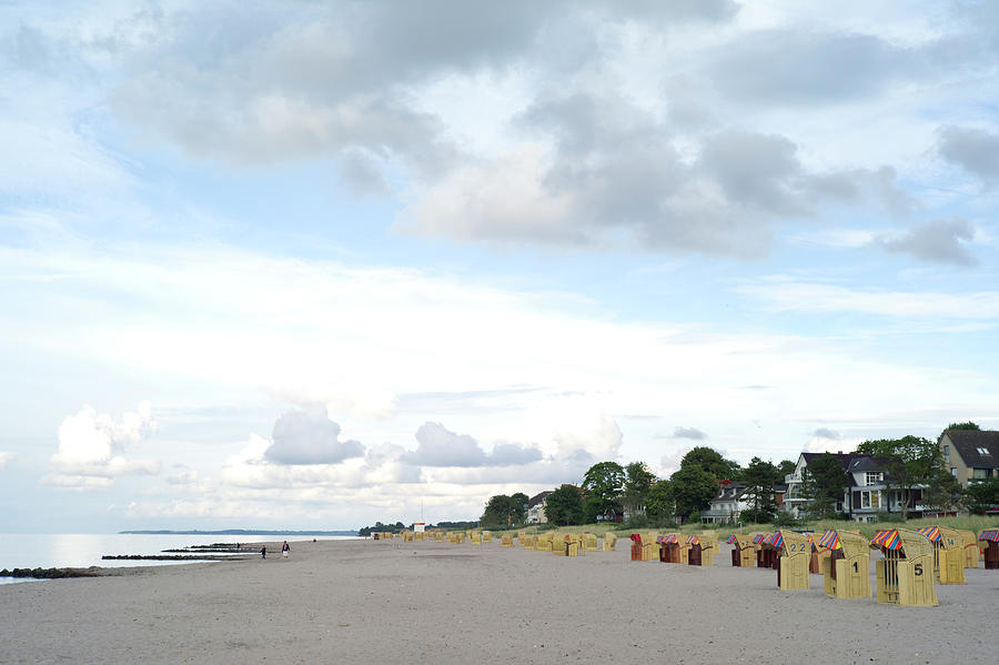 View Of Gromitz Beach And Baltic Sea In Schleswig Holstein, Germany Photograph by Jalag / Natalie Kriwy