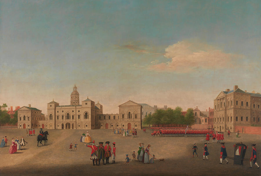 London Painting - View Of Guards And Whitehall by Mountain Dreams
