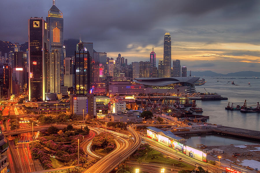View Of Hong Kong Photograph by Marty Windle