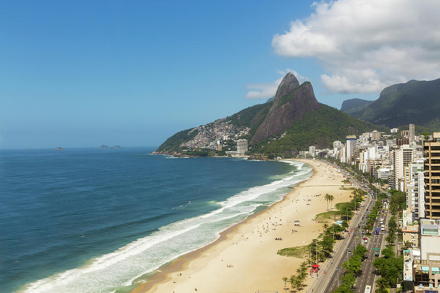 View Of Ipanema Beach Rio De Janeiro Brazil Digital Art By Lost Horizon Images