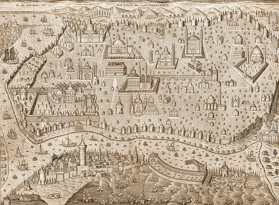 View Of Istanbul, 1650 Photograph by Wellcome Images