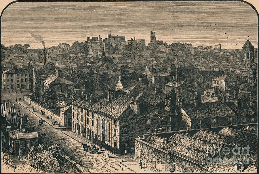 View Of Lancaster Drawing by Print Collector