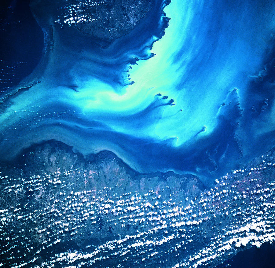 View Of Land And Sea From Space Photograph by Stockbyte
