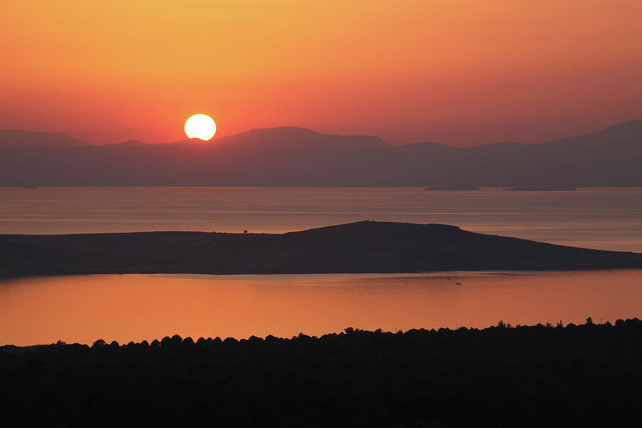 View Of Landscape At Sunset In Satans Supper In Ayvalik, Aegean, Turkey Photograph by Jalag / Dorothea Schmid