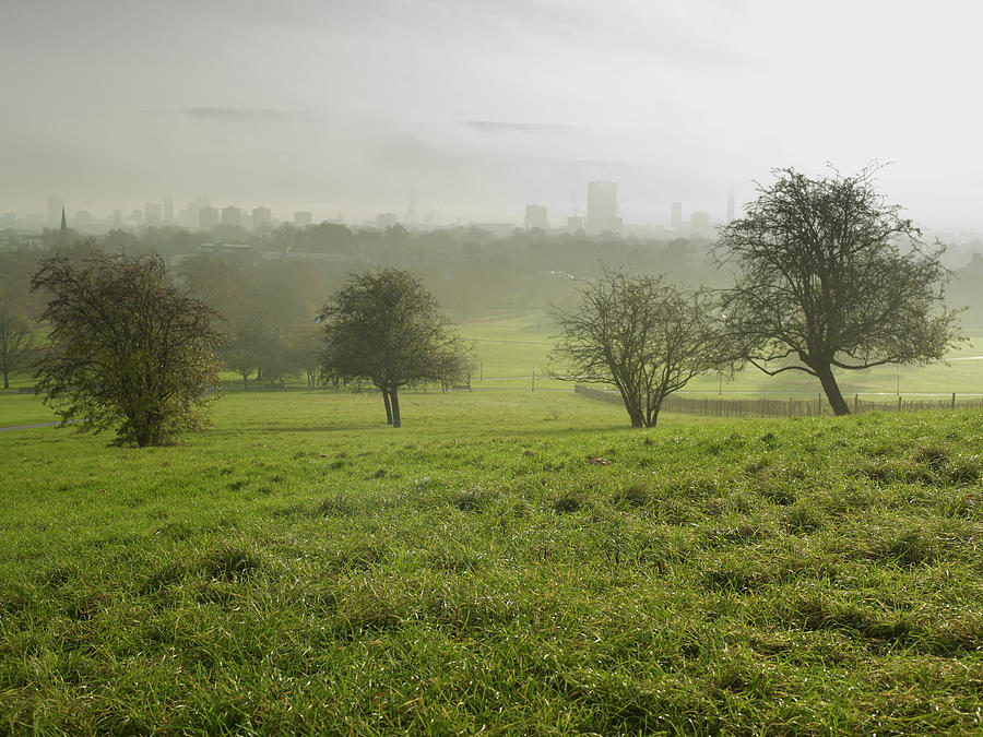 View Of London In Mist Photograph by Henry Steadman