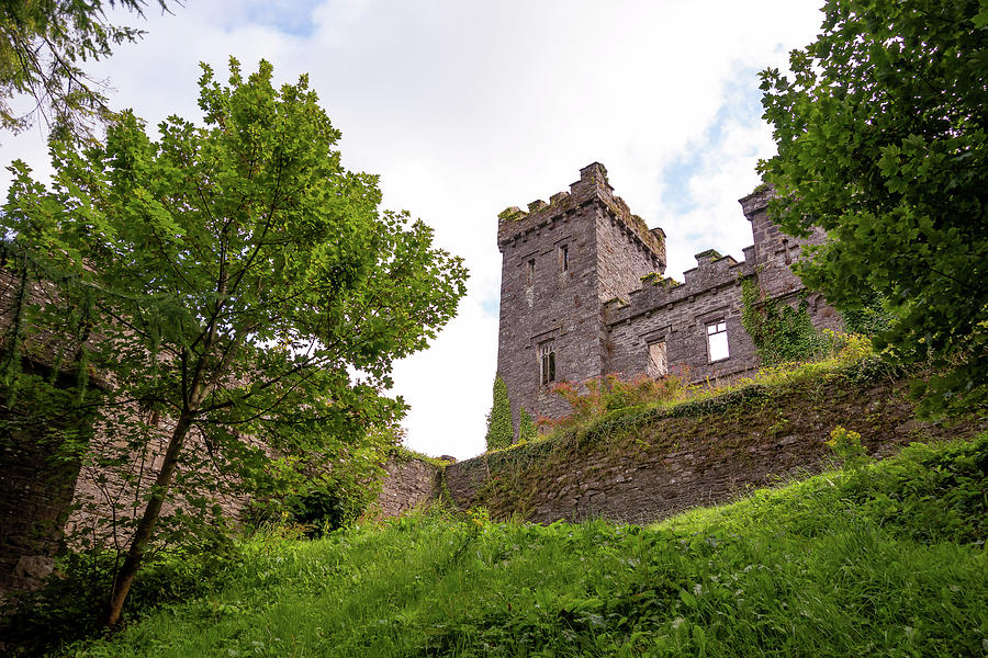 View of Macroom Castle, Co. Cork, Ireland Photograph by Celtic Postcards