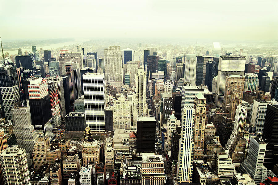 View Of Manhattan, New York City Photograph by Lisegagne