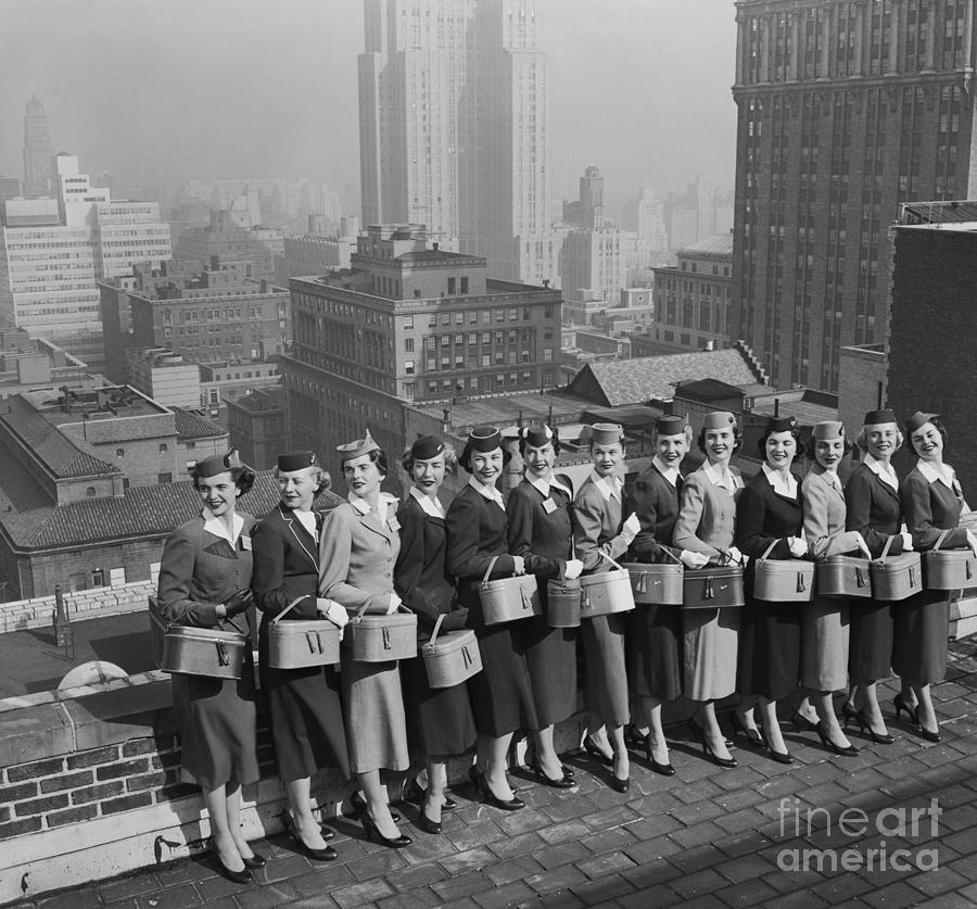 View Of Miss Skyway Contestants Photograph by Bettmann
