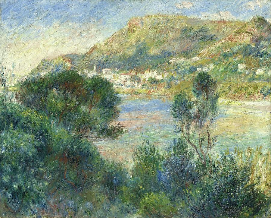 View Of Monte Carlo From Cap Martin Painting by Pierre-auguste Renoir View Of Monte Carlo From Cap Martin Painting by Pierre-auguste Renoir