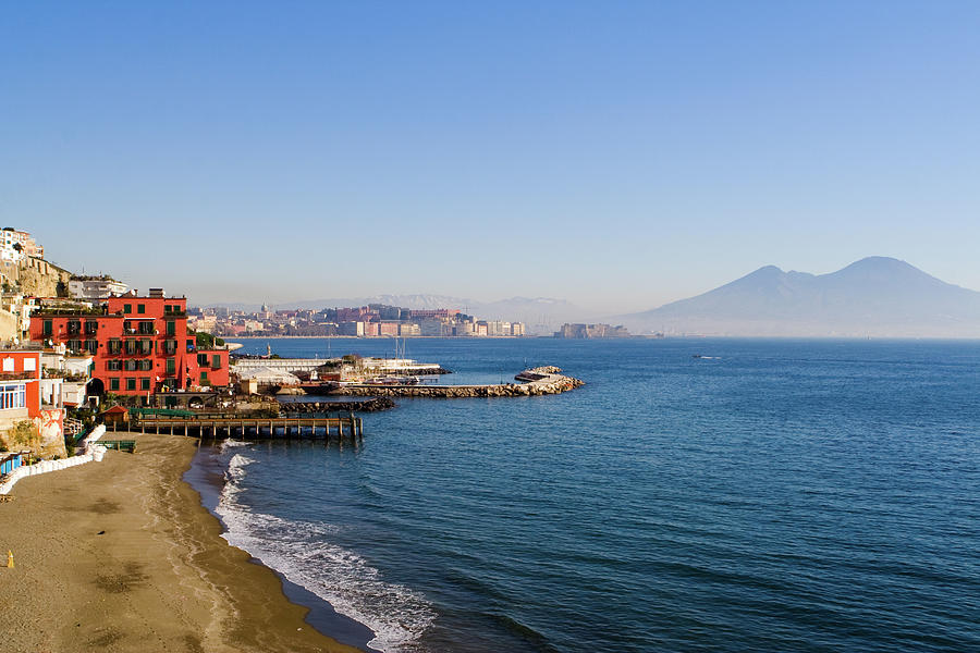 View Of Naples City Panorama With Photograph by Angelafoto