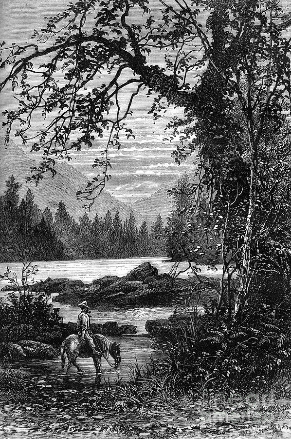 View Of North Carolina, Late 18th Drawing by Print Collector