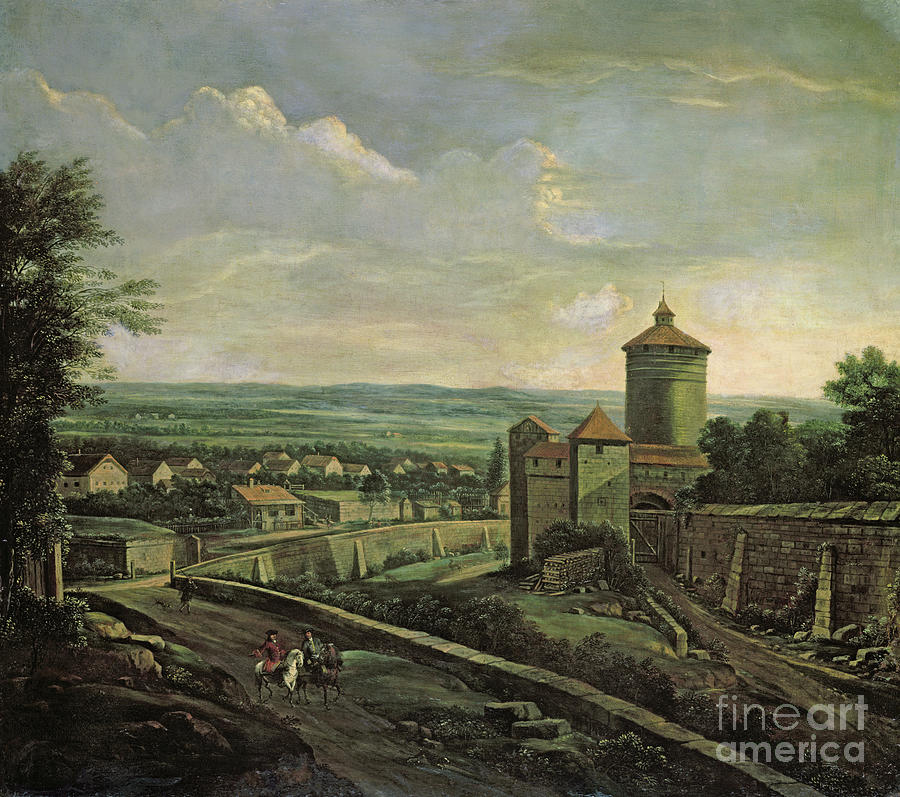 Landscape Painting - View Of Nuremberg, Summer by Wilhelm Von Bemmel