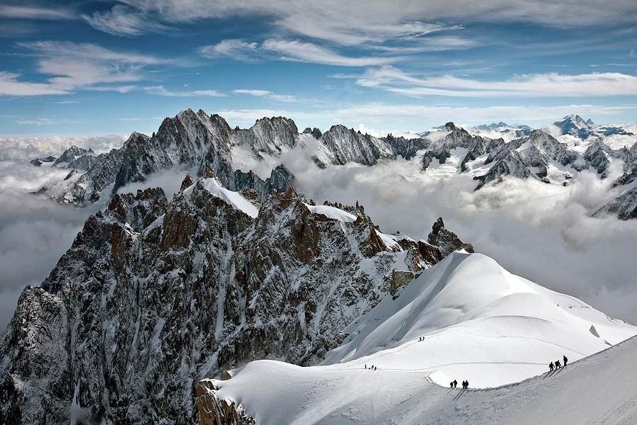 View Of Overlooking Alps Photograph by Ellen Van Bodegom