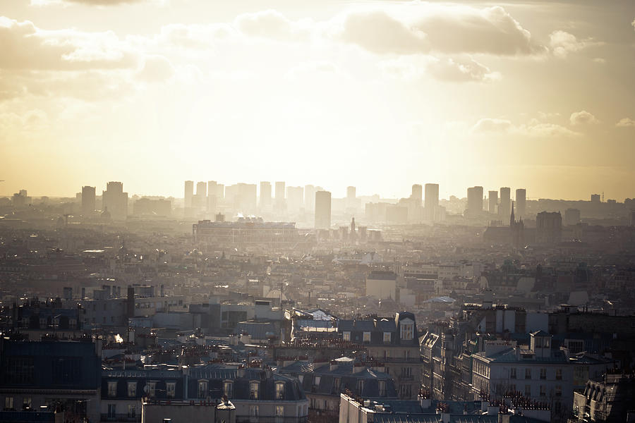 View Of Paris City Photograph by By Corsu Sur Flickr