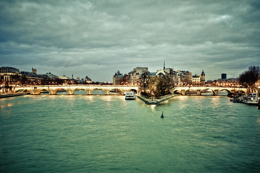 View Of Paris, Île De La Cité And Photograph by Zodebala
