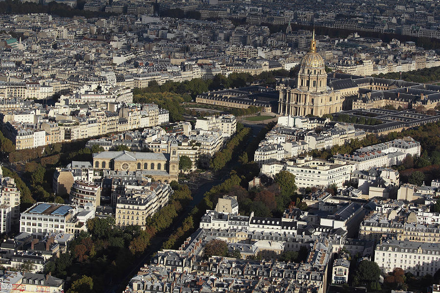 View Of Paris Photograph by Martial Colomb