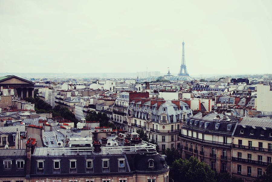 View Of Paris Rooftops Photograph by Photographed By Andrew Gulik