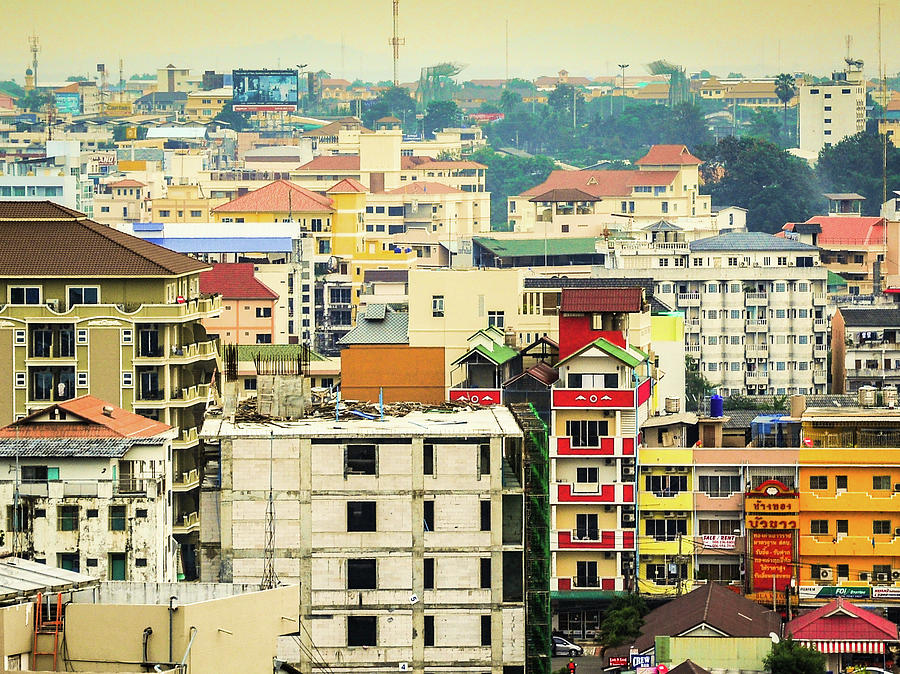 View Of Pattaya City Photograph by Ironheart