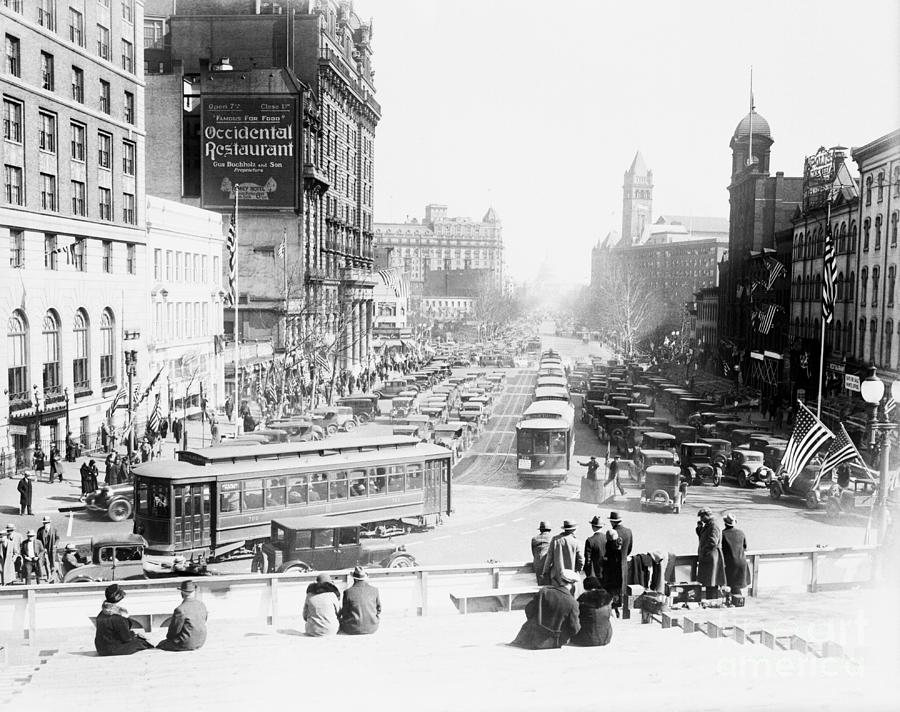 View Of Pennsylvania Avenue Photograph by Bettmann