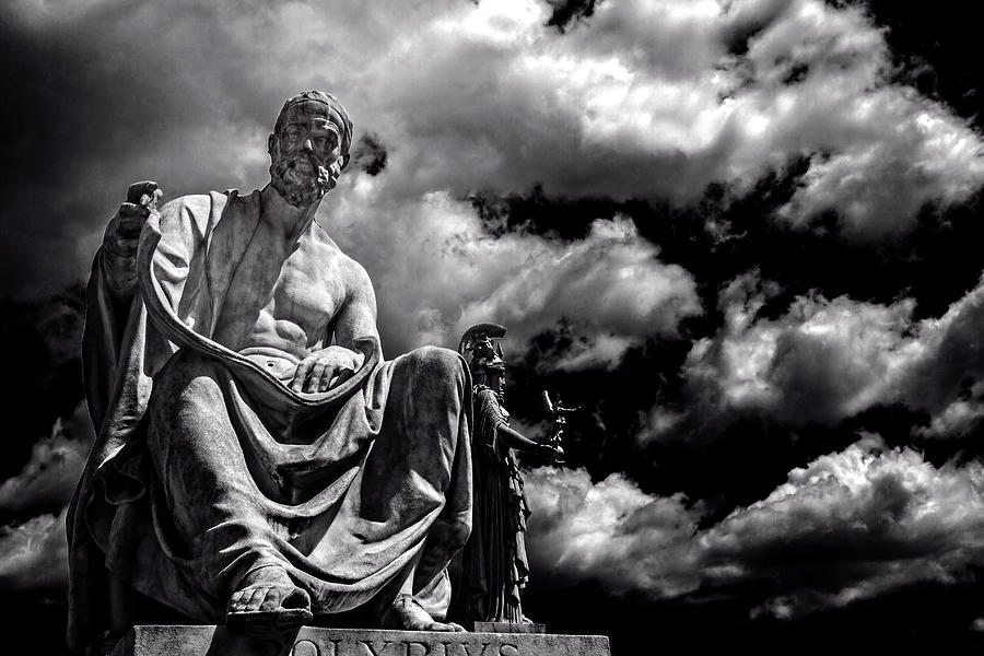View of Polibio statue Photograph by Roberto Pagani