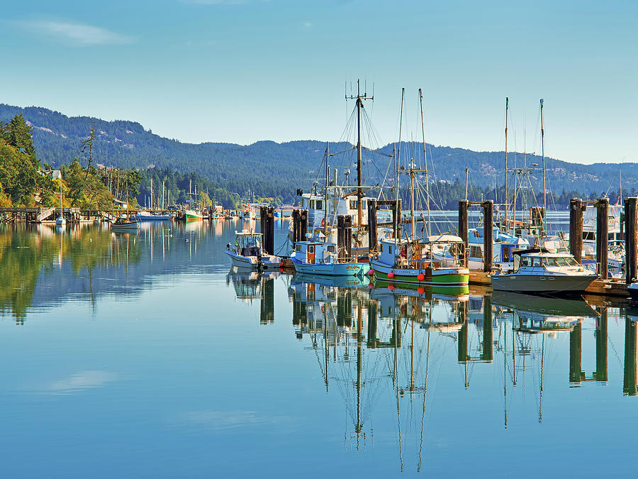 View Of Port In Vancouver Island, Sooke, British Columbia, Canada Photograph by Jalag / Klaus Bossemeyer