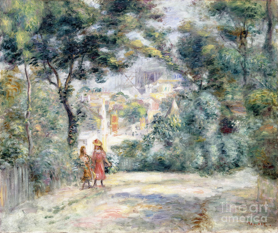 Pierre Auguste Renoir Painting - View Of Sacre-coeur, 1905 by Pierre Auguste Renoir
