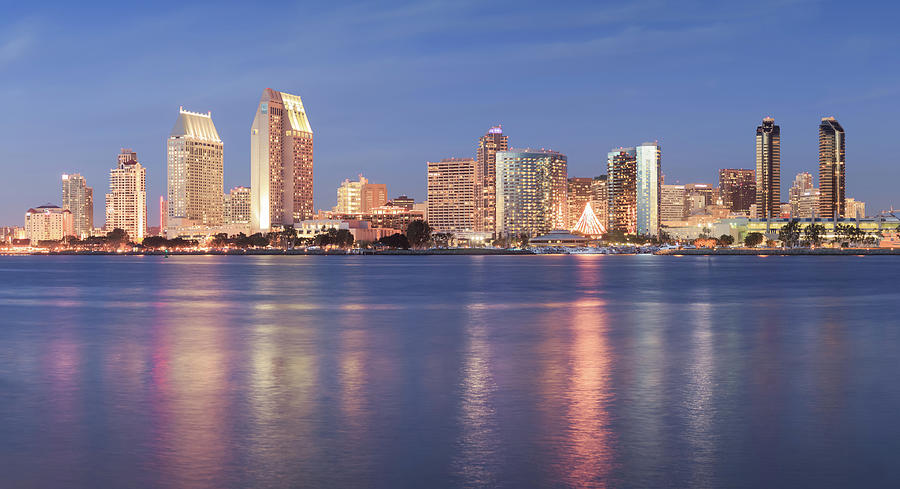 View Of San Diego From Coronado Photograph by Enzo Figueres
