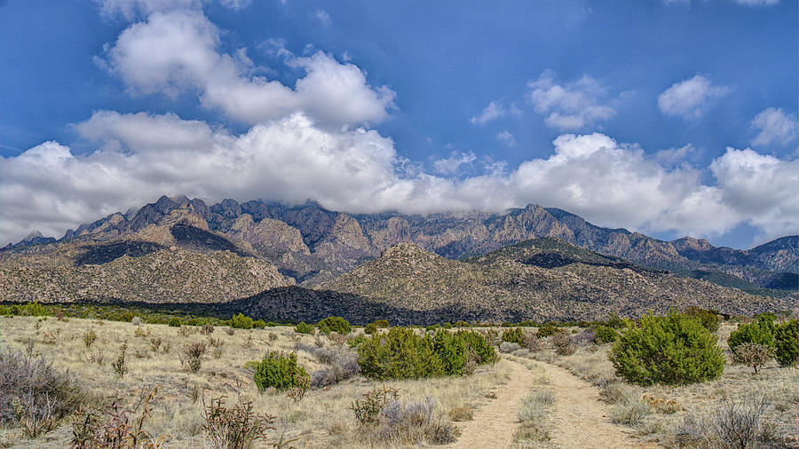 View of Sandia Mountain Photograph by Alan Toepfer - Pixels