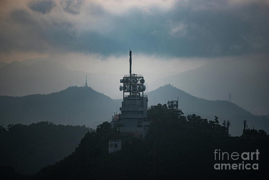View Of Satellite Tower On Mountain Peak Photograph by เก่ง กลุ่มใบไม้ / 500px View Of Satellite Tower On Mountain Peak Photograph by เก่ง กลุ่มใบไม้ / 500px