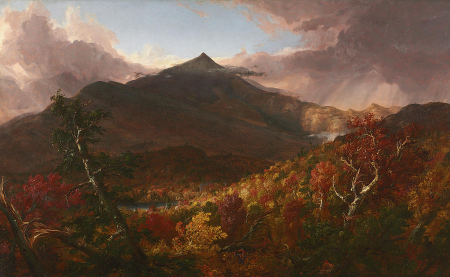Thomas Cole Painting - View of Schroon Mountain, Essex County, New York, After a Storm, 1838 by Thomas Cole