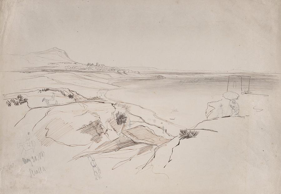 View Of Sciacca, Sicily Drawing by Edward Lear | Fine Art America