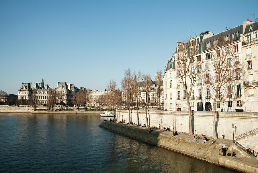 View Of Seine River, Paris Photograph by Carlo A