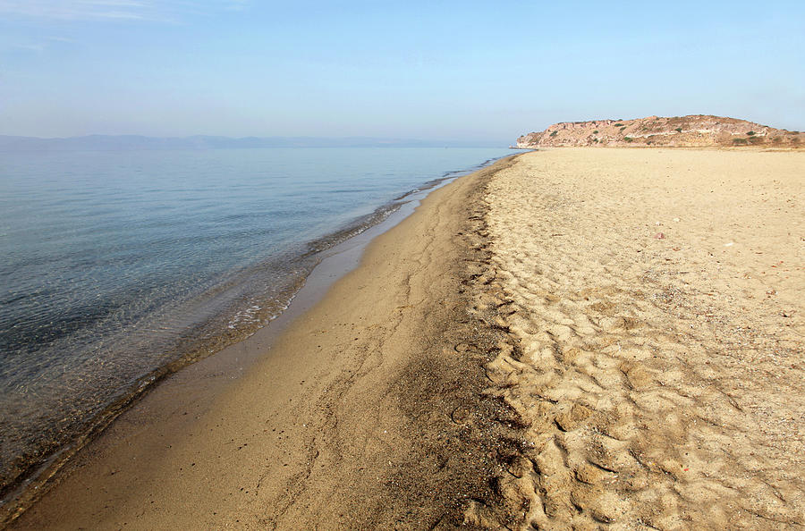 View Of Shore Of Badavut Beach In Ayvalik, Aegean, Turkey Photograph by Jalag / Dorothea Schmid