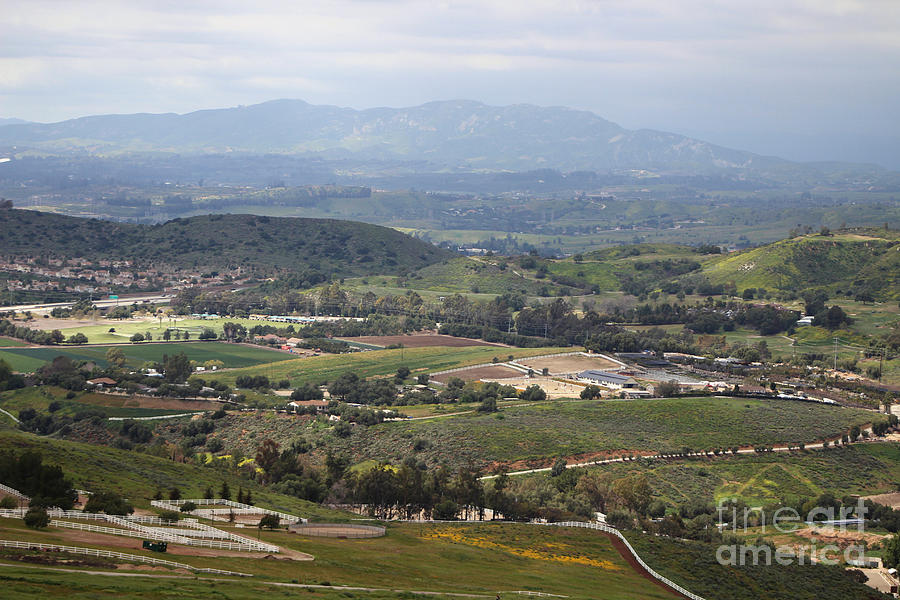 View of SImi Valley from Reagan Library Grounds 4 Photograph by Colleen Cornelius