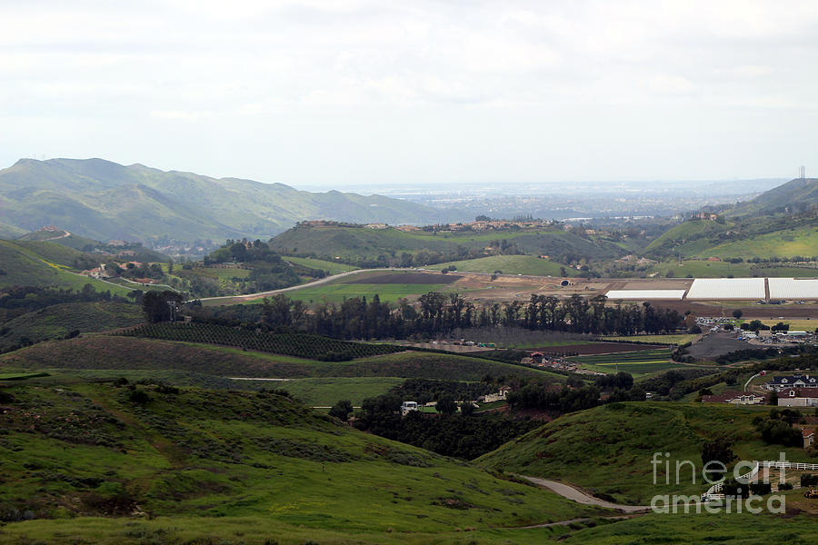 View of Simi Valley from Reagan Library Grounds 7 Photograph by Colleen Cornelius