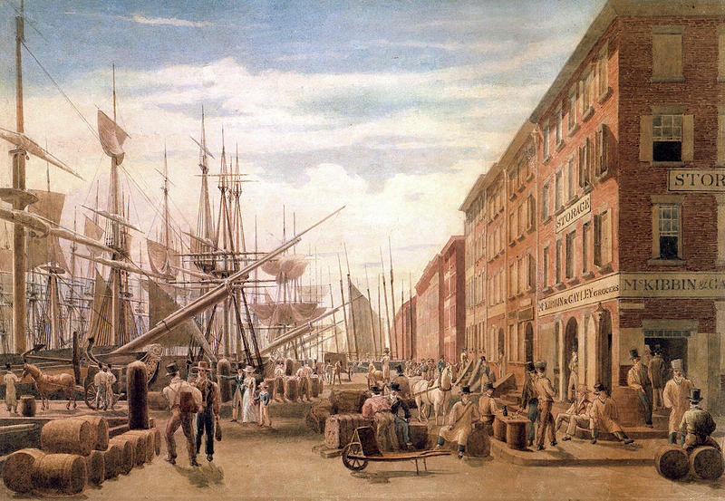 View Of South Street, New York City Photograph by Science Source View Of South Street, New York City Photograph by Science Source