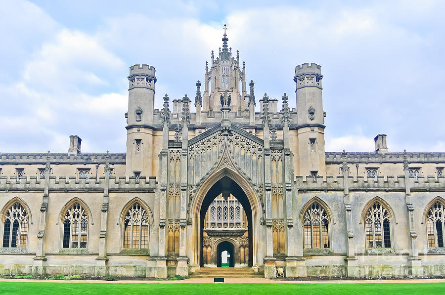 Cambridge Photograph - View Of St Johns College University by Javen Cambridge Photograph - View Of St Johns College University by Javen