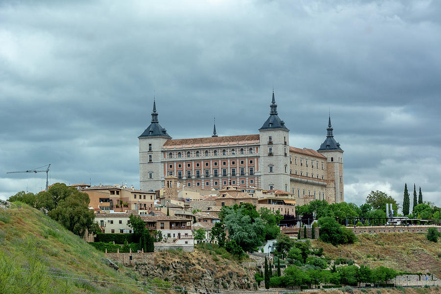 View of the Alcazar of Toledo Photograph by Douglas Wielfaert